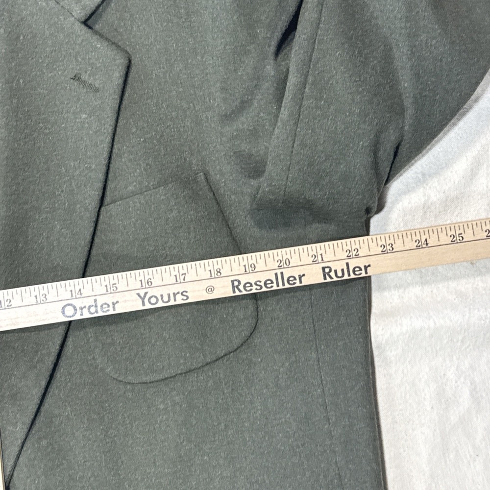 Eddie Bauer Men's Dark Green Wool Blazer - Picture 14 of 16